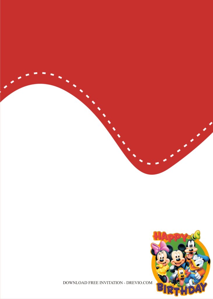 mickey birthday invitation template1