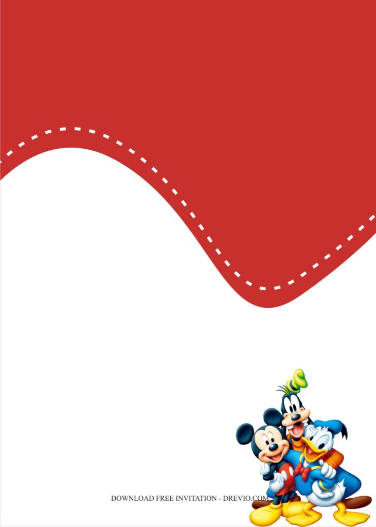 mickey birthday invitation template2