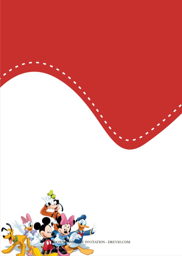 mickey birthday invitation template3