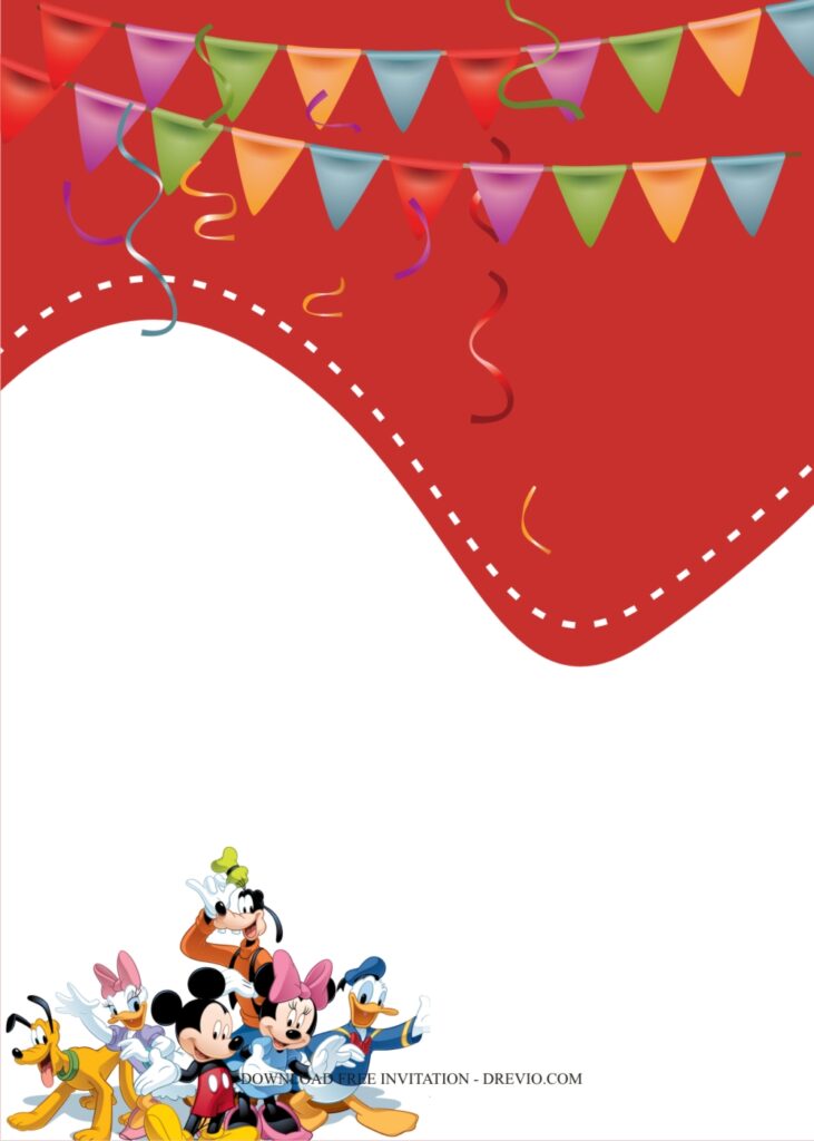 mickey birthday invitation template4