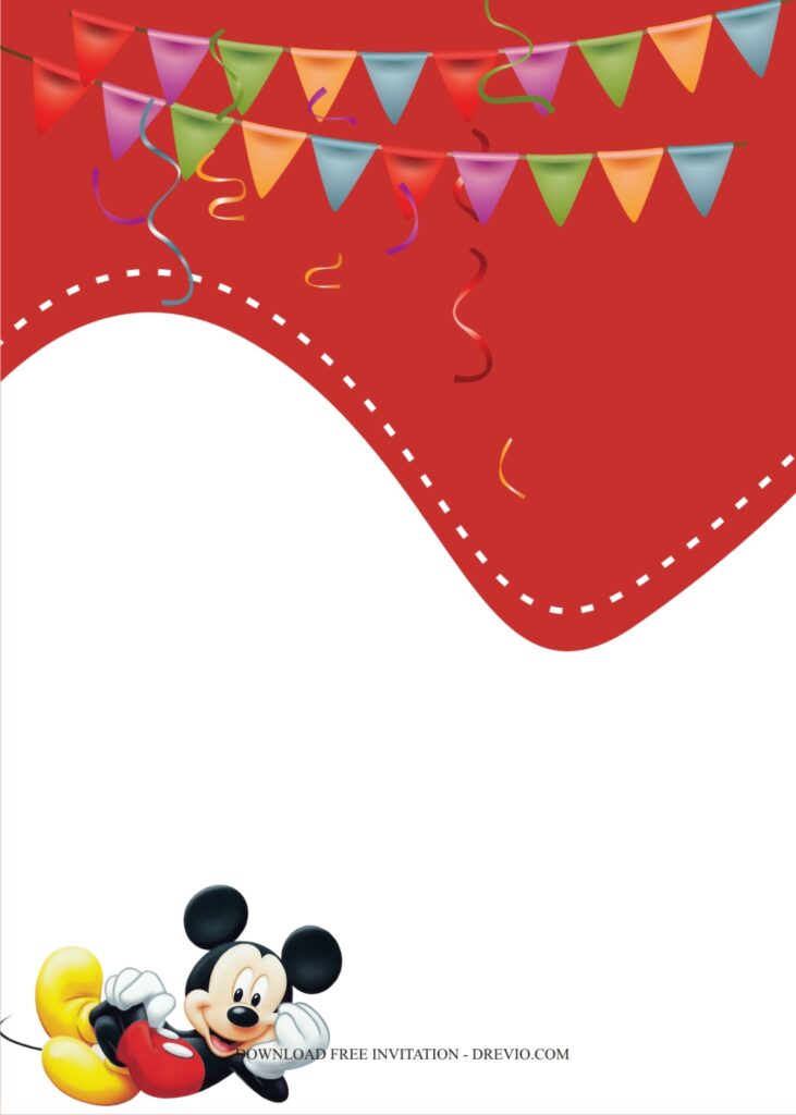 mickey birthday invitation template5