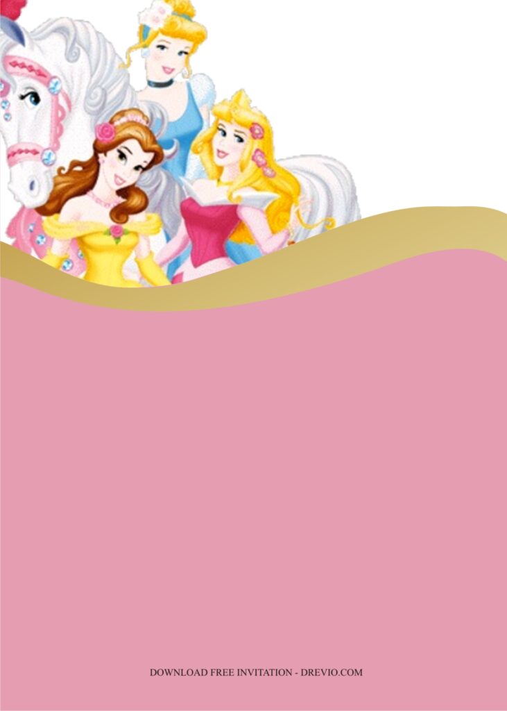 princess invitation template1