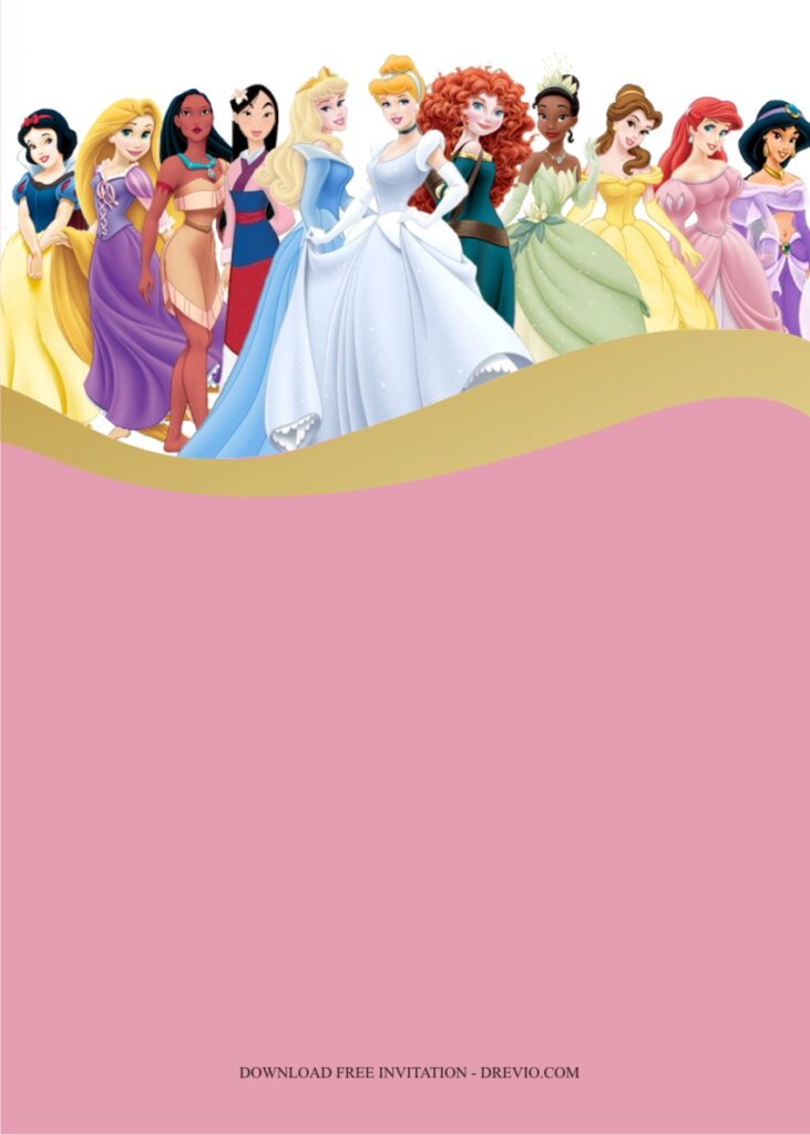 princess invitation template2