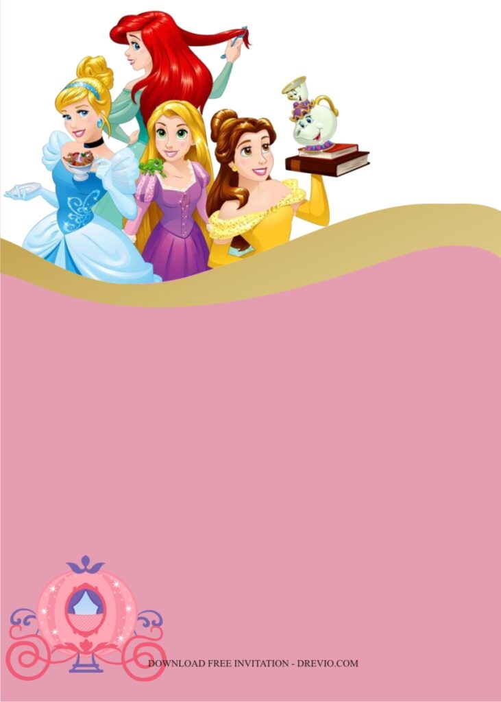 princess invitation template4