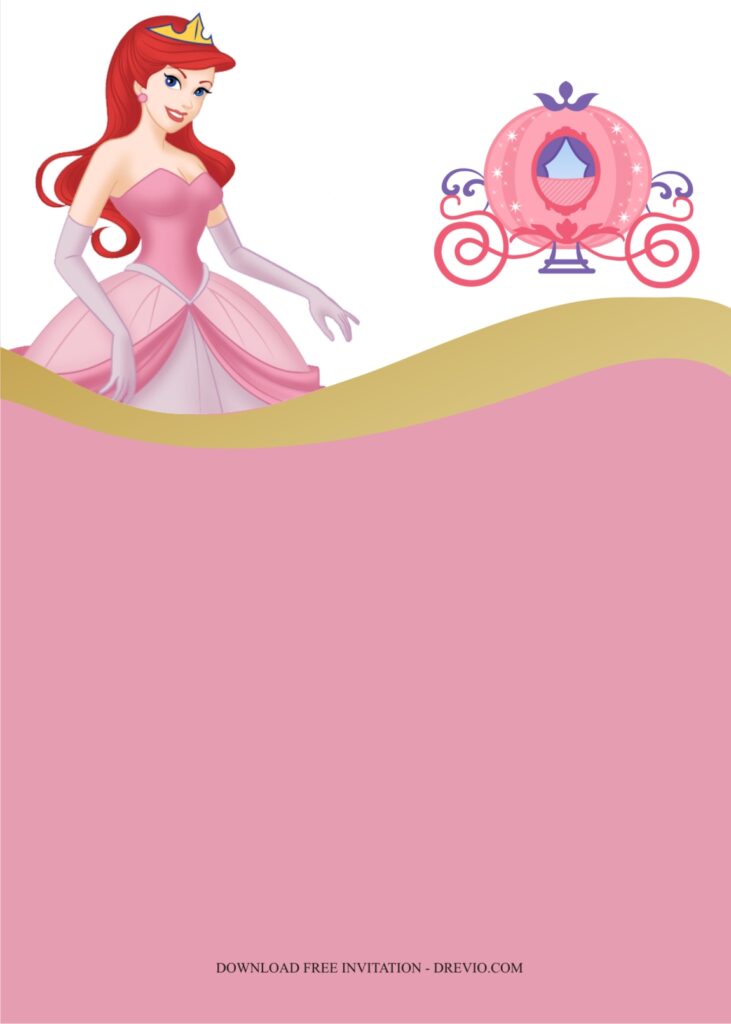 princess invitation template7