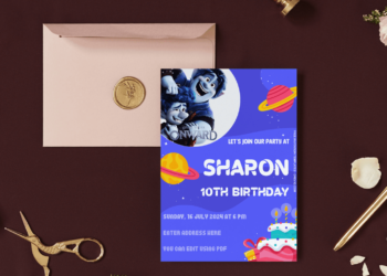 Onward Birthday Invitation Templates Example One