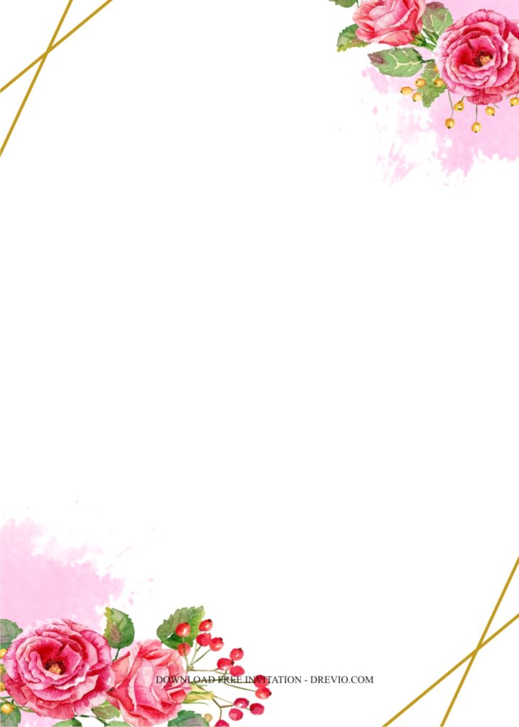 17th birthday party invitation template6
