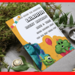( Free Editable PDF ) Monster Inc Birthday Invitation Templates