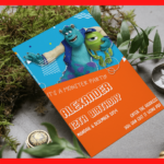 ( Free Editable PDF ) Monster University Birthday Invitation Templates