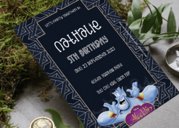Aladdin Birthday Invitation Templates Example Four