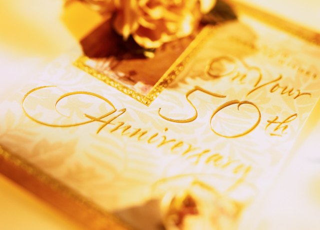50th Anniversary Party Ideas (Credit: Ehow)