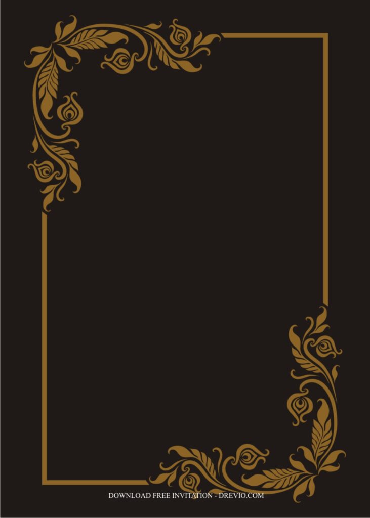 50th wedding anniversary invitation template2