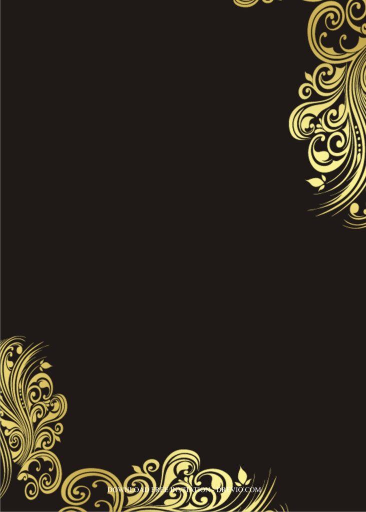 50th wedding anniversary invitation template5