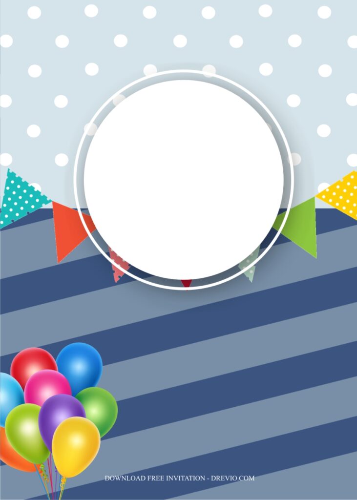 5 year old birthday invitation template10