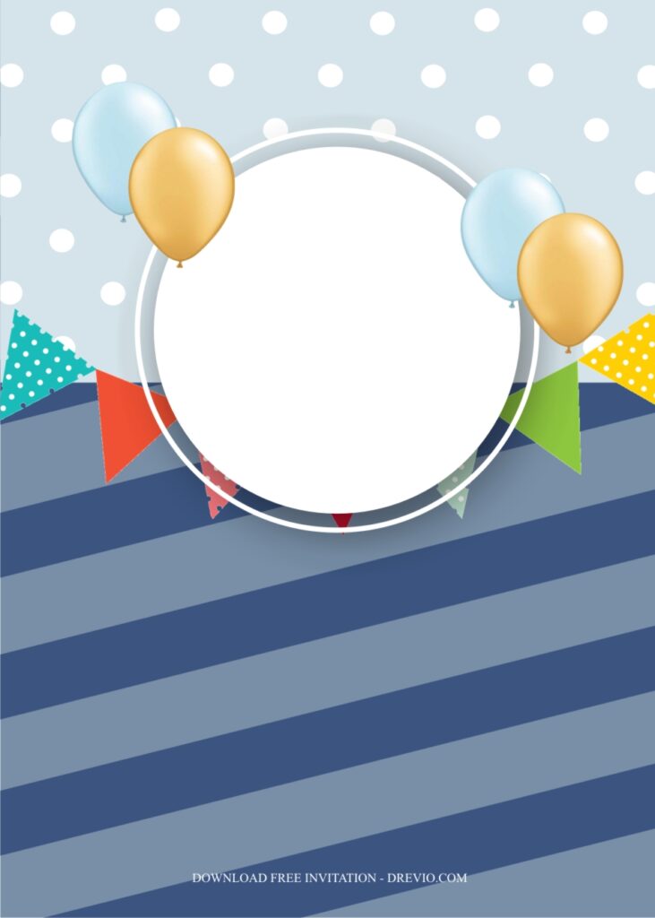 5 year old birthday invitation template3