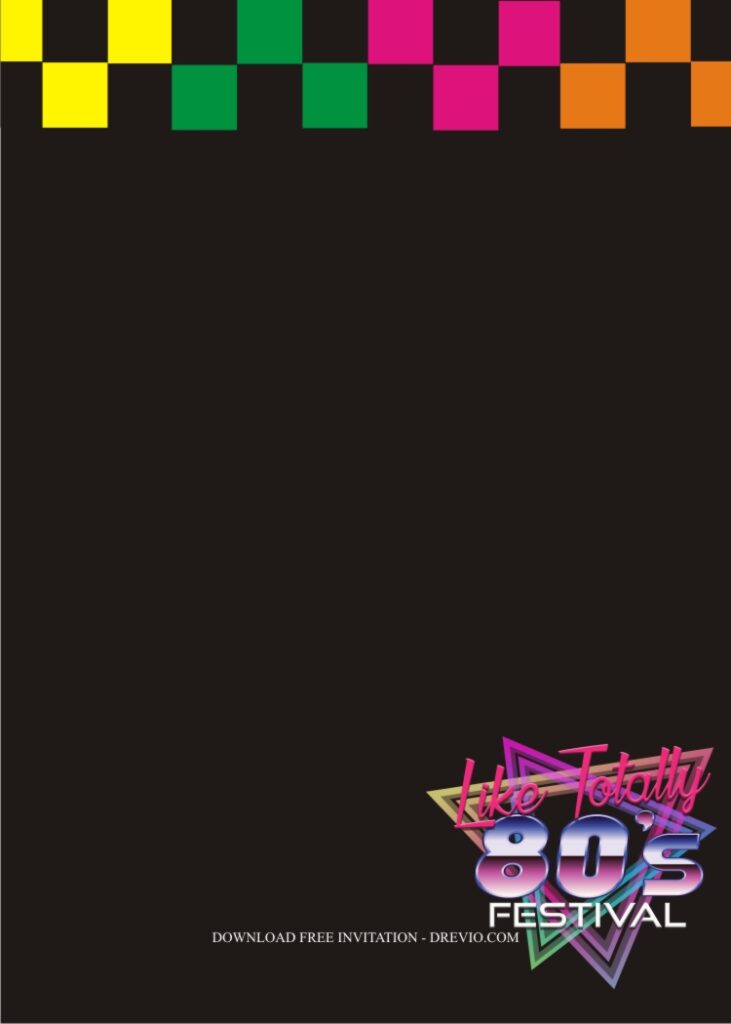 80s invitation template1