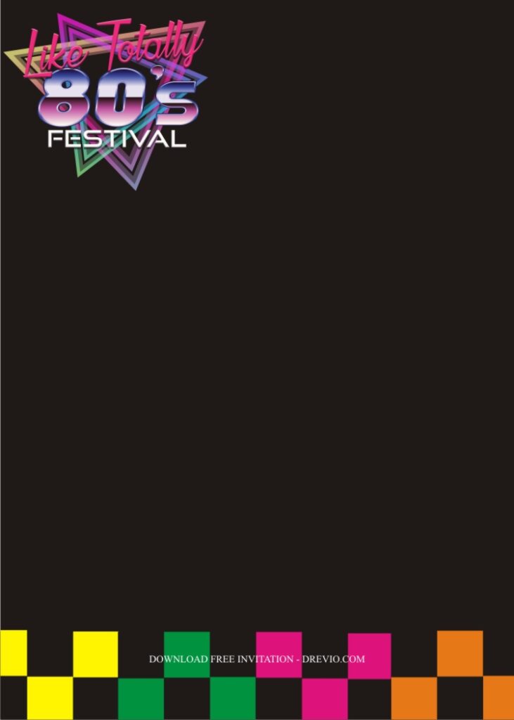 80s invitation template2