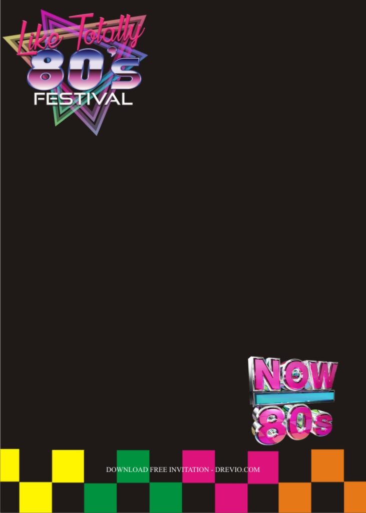 80s invitation template3