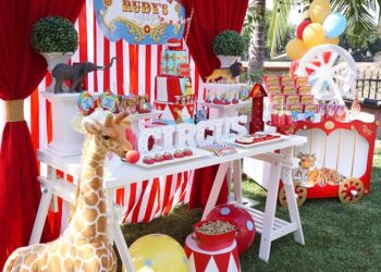 Circus Carnival Birthday Decoration (Credit: tinselbox)