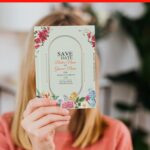 (Free Editable PDF) Picturesque Blooming Flowers Wedding Invitation Templates