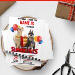 (Free Editable PDF) Super Epic DC League Super Pets Invitation Templates