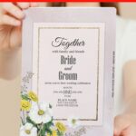 (Free Editable PDF) Pristine Camellia And White Poppy Invitation Templates