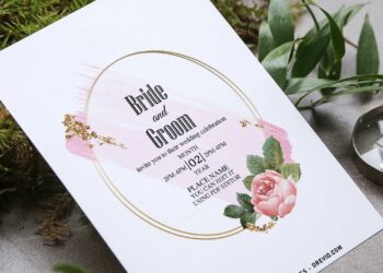 Free Editable PDF Wonderful Pink Tinge Garden Rose Invitation Templates