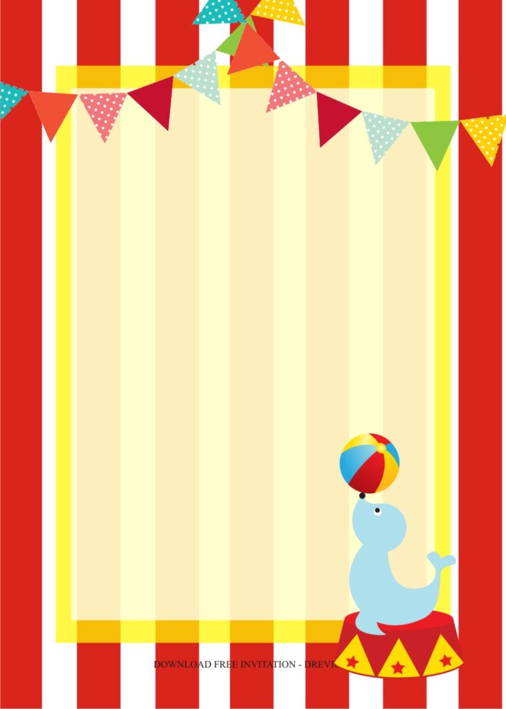 carnival birthday invitation template1