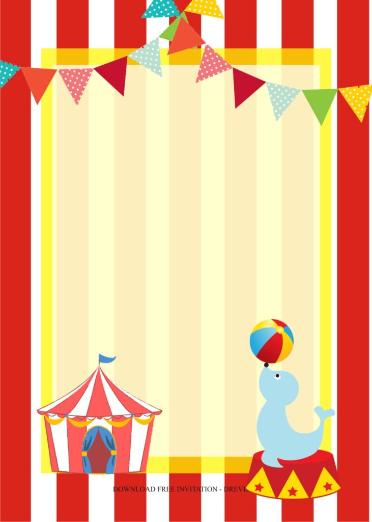 carnival birthday invitation template3