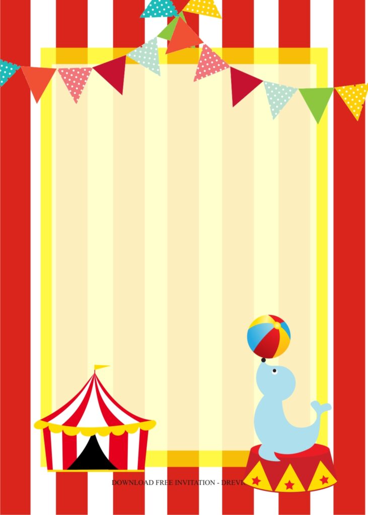 carnival birthday invitation template4