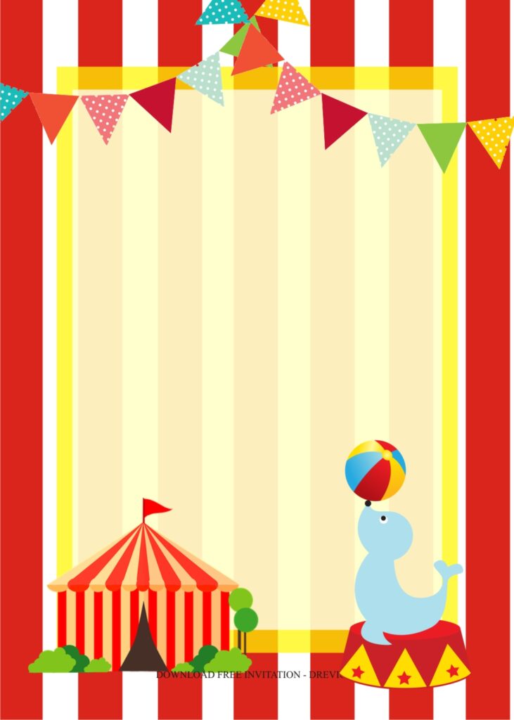 carnival birthday invitation template5