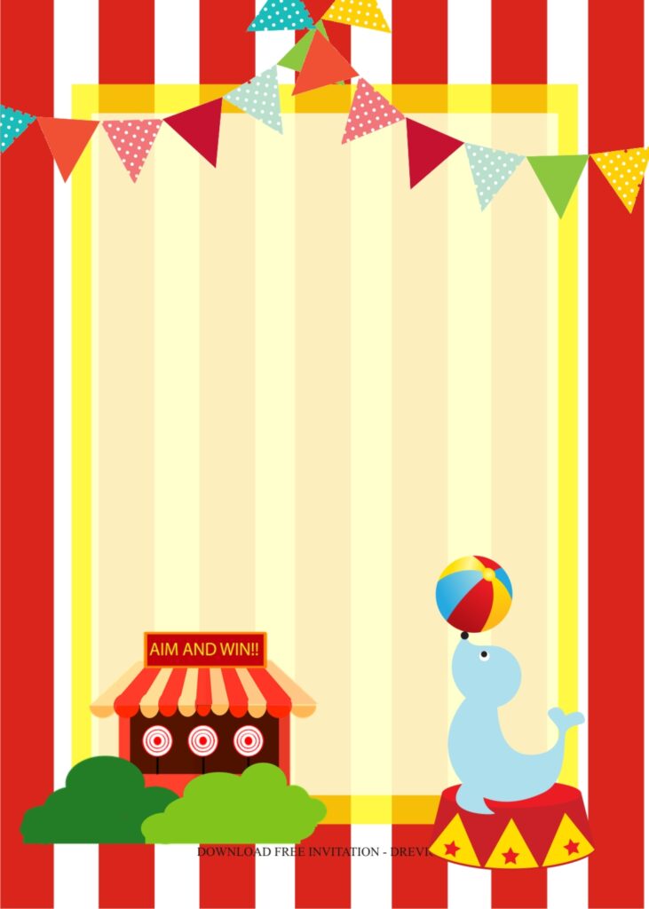 carnival birthday invitation template6