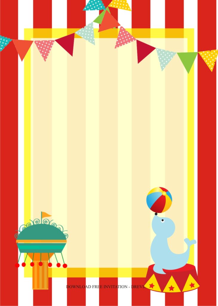 carnival birthday invitation template8