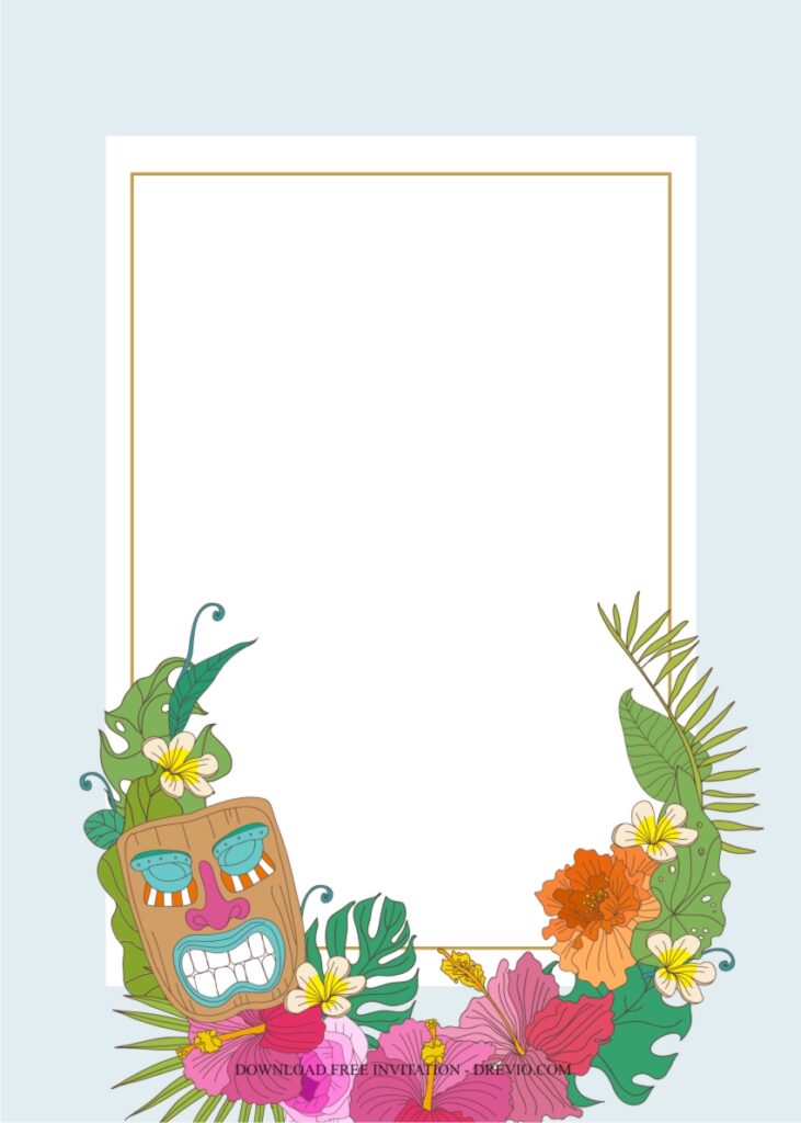 hawaiian invitation template3