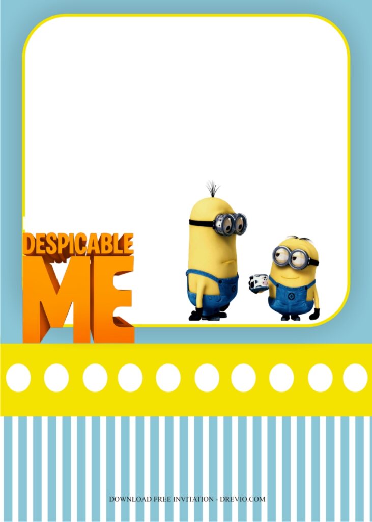 minion party invitation template1