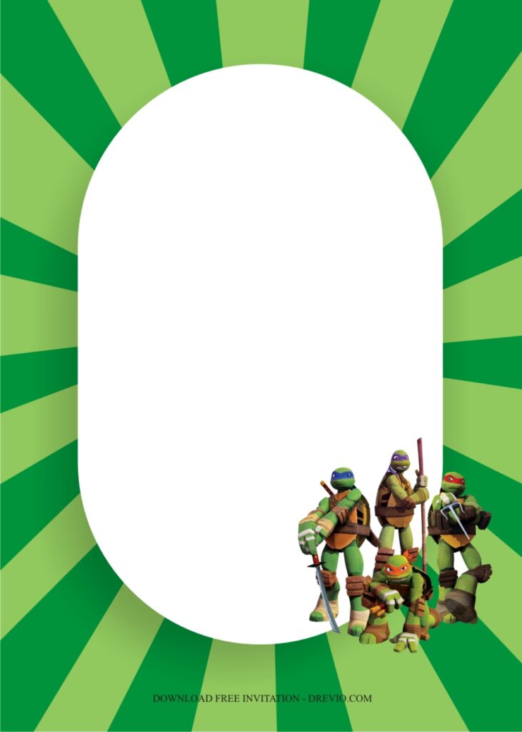 ninja turtle invitation template4