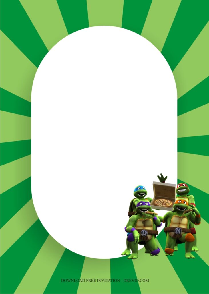 ninja turtle invitation template8
