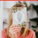Free Editable PDF Modest Pretty Peach Flower Invitation Templates