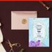 Free Editable PDF Stylish Geometric Purple Floral Invitation Templates
