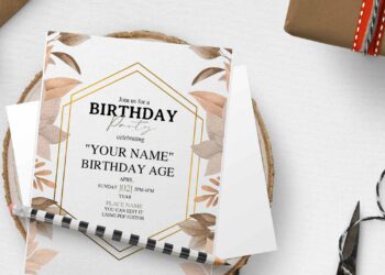 Free Editable PDF Summer Palm And Pampas Greenery Invitation Templates