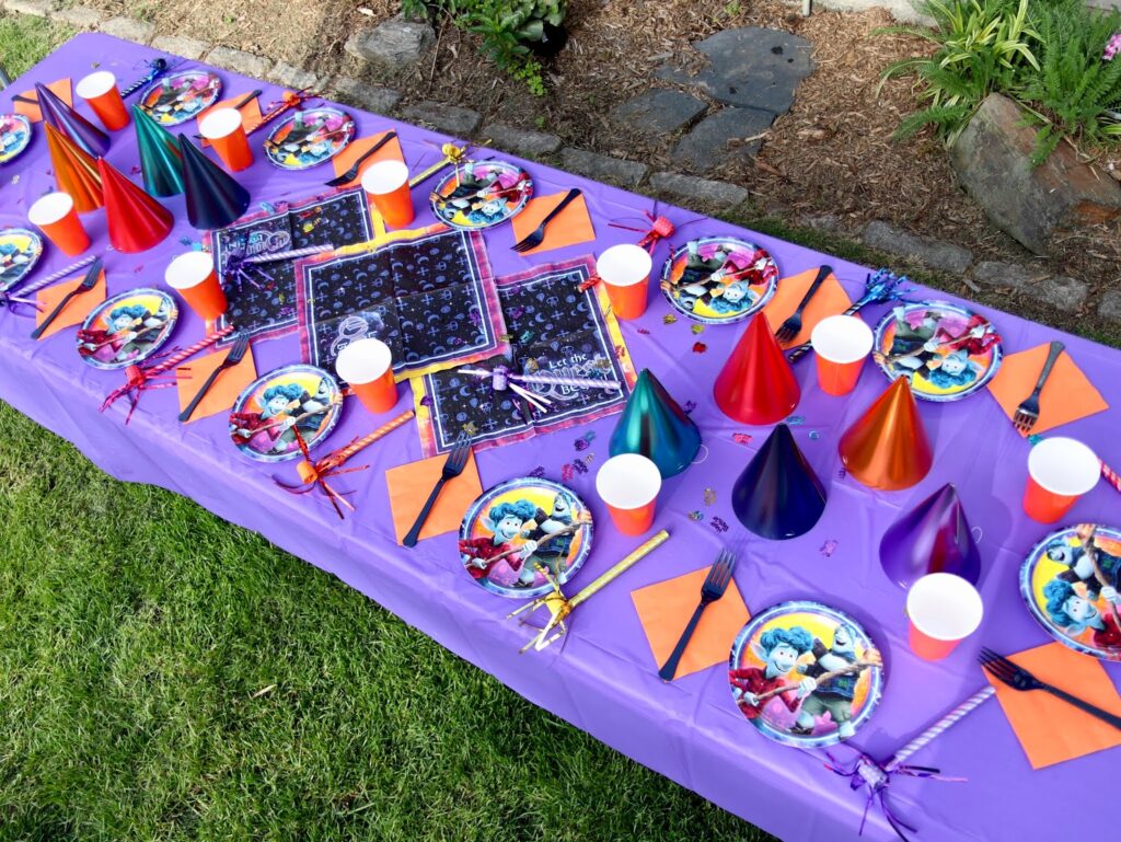 Onward Party Table Setting (Credit: Dan The Pixar Fan)