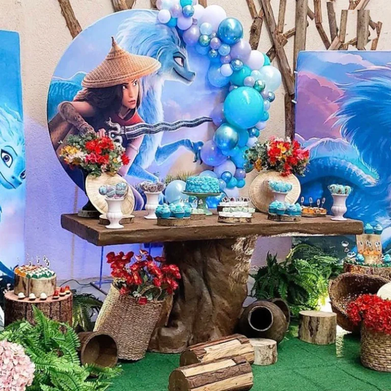 Raya and The Last Dragon Party Decoration (Credit: AliExpress)
