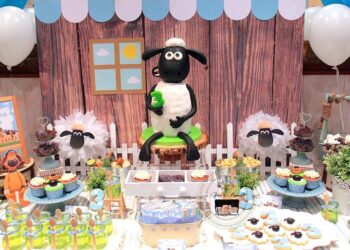 Shaun the Sheep Party Decoration (Credit: Pinterest)