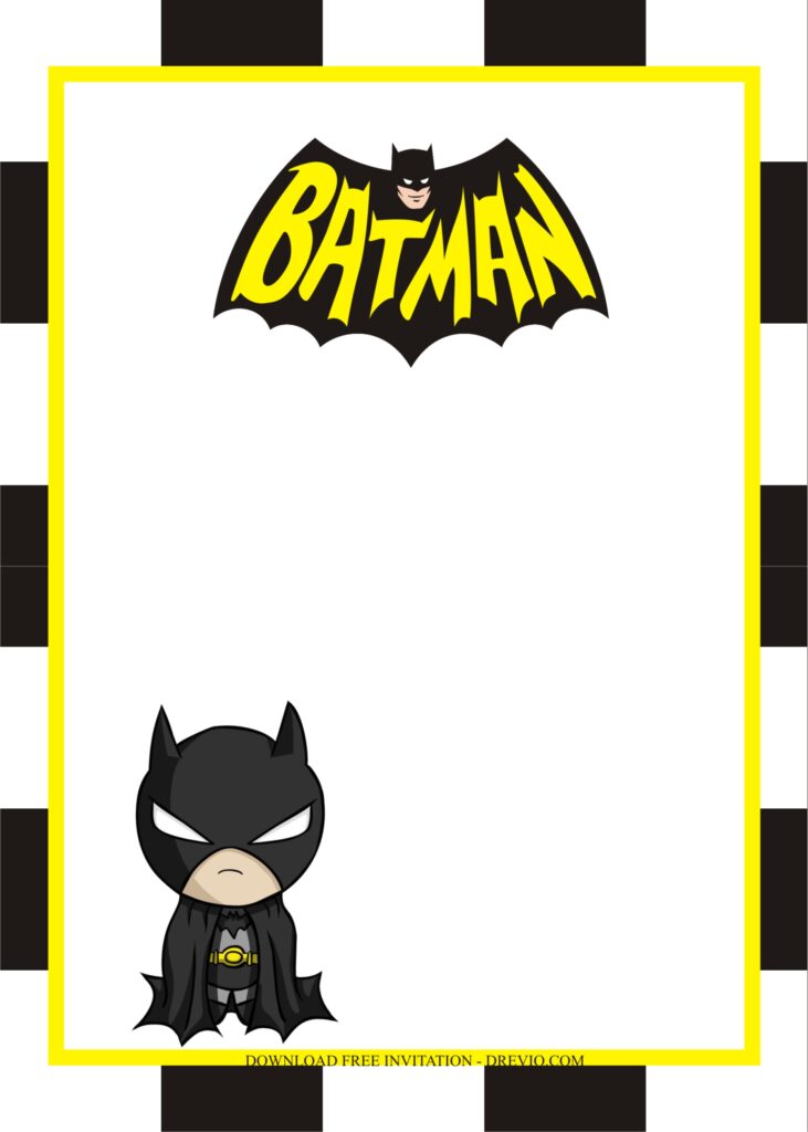 batman birthday invitation template3