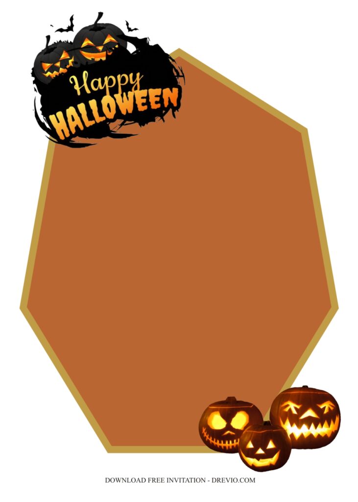halloween birthday invitation template1