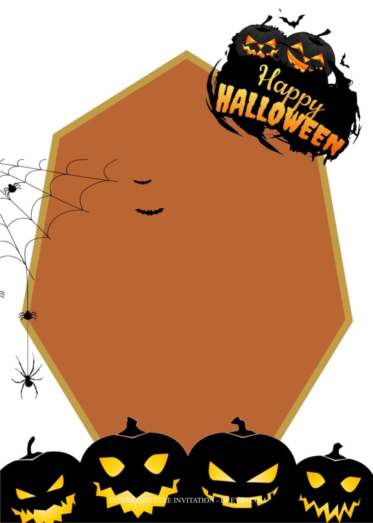 halloween birthday invitation template3