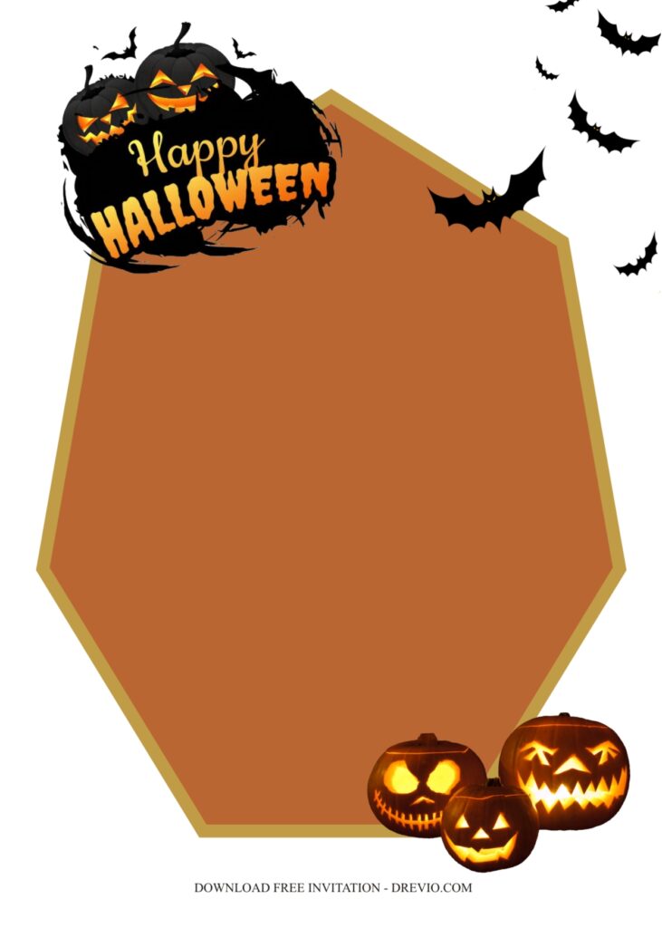 halloween birthday invitation template5