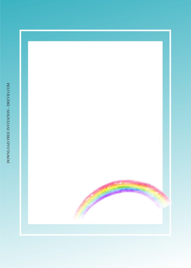 rainbow invitation template1 1