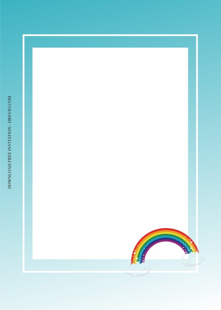rainbow invitation template2 1