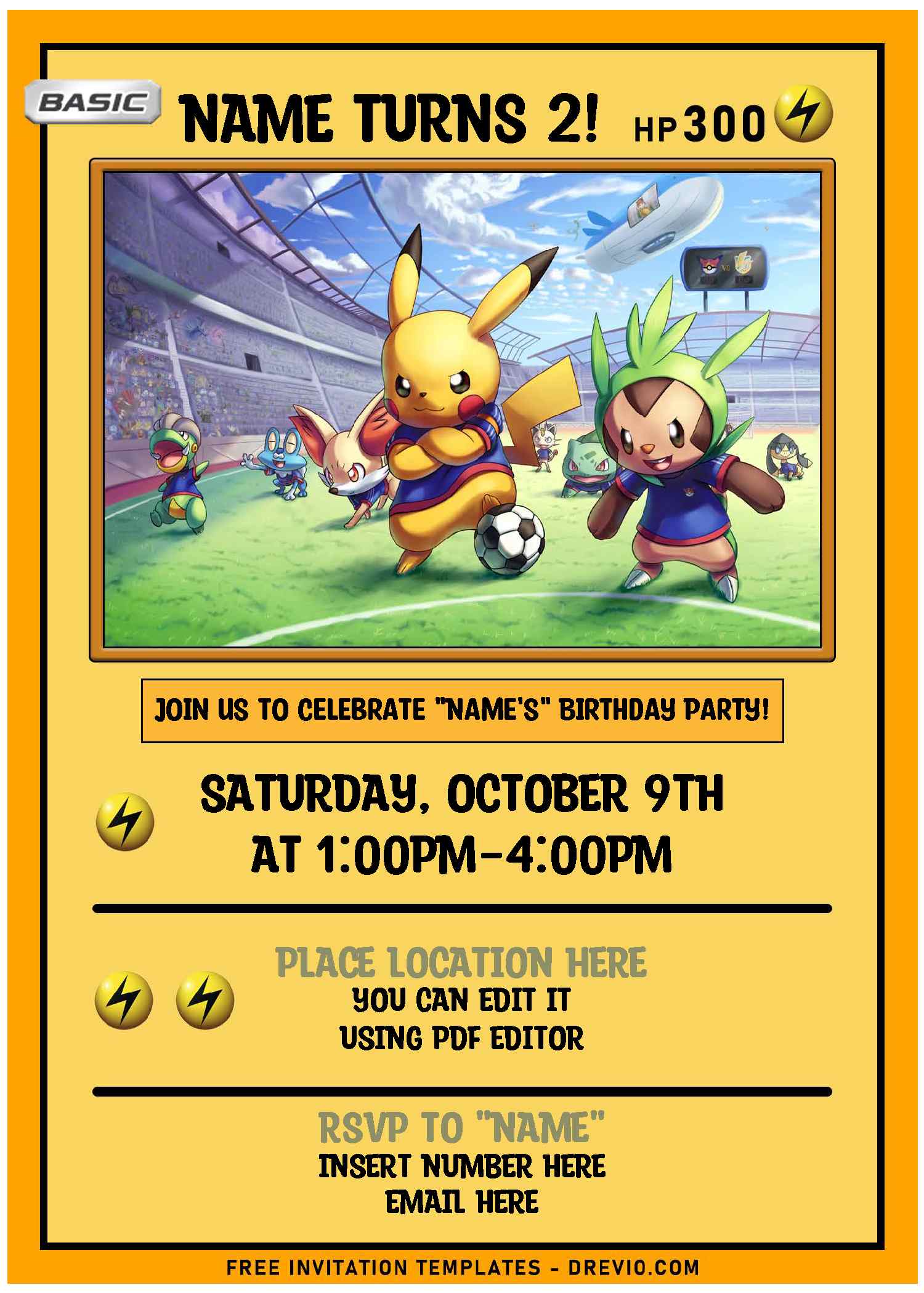 Cute And Awesome Pokemon Kids Birthday Invitation Templates (Updated 2026  Version)